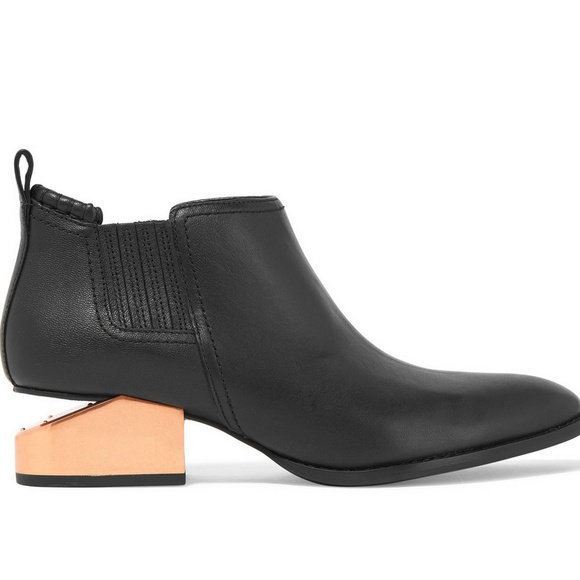alexander wang kori cutout ankle booties